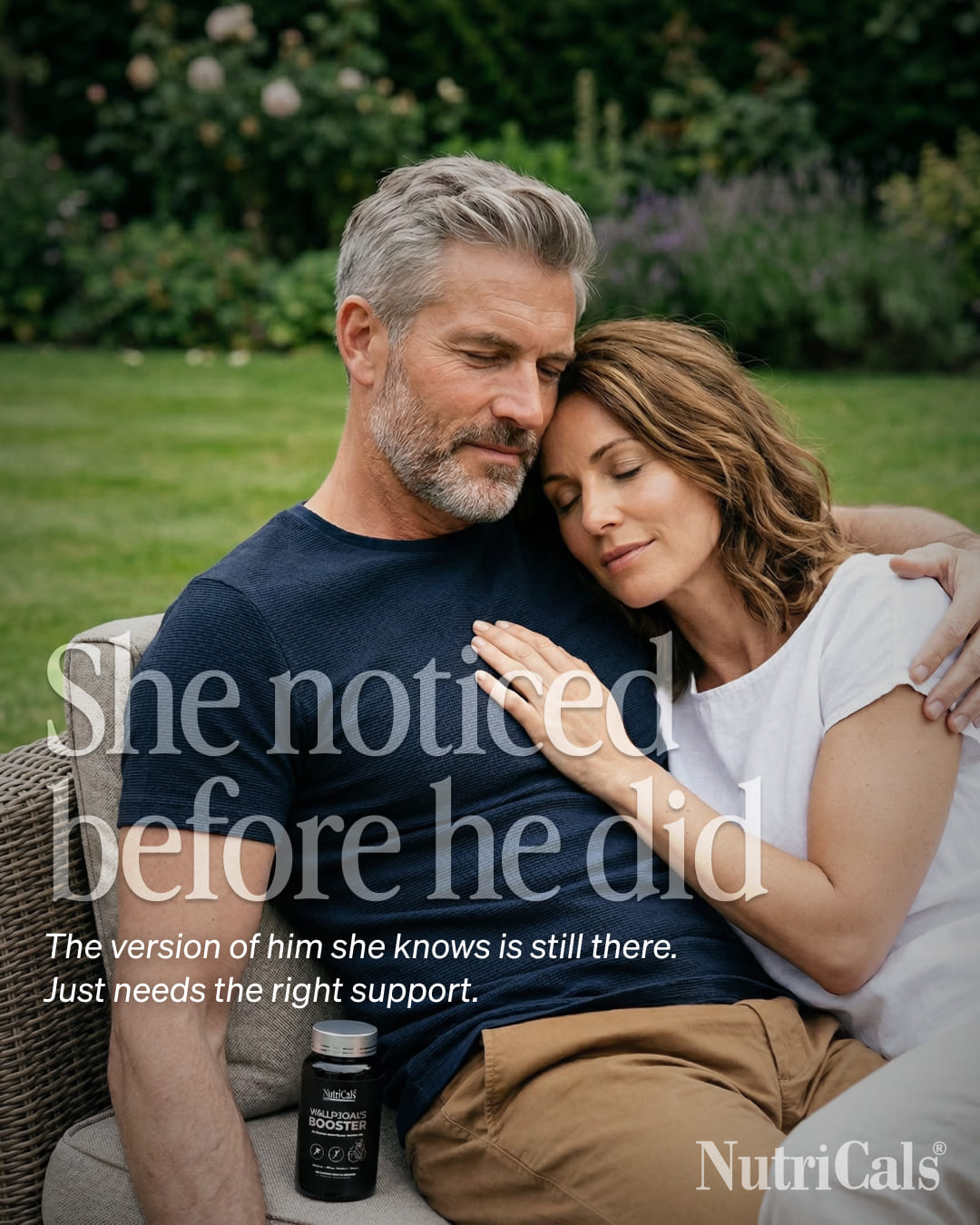 She noticed before he did.